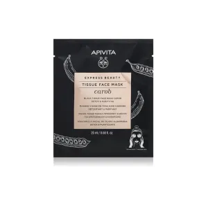 Apivita Express Sheet Mask Carob 20 ml