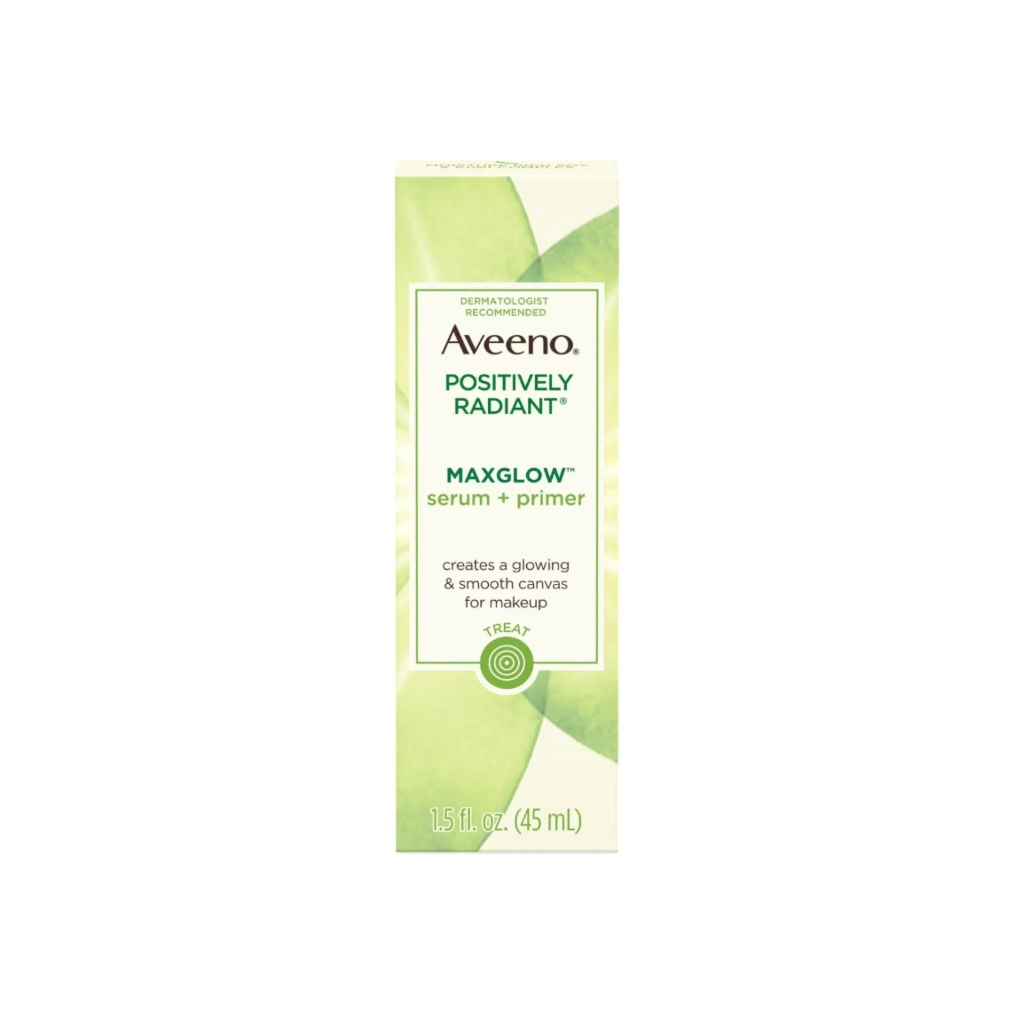 AVEENO Positively Radiant MaxGlow Hydrating Face Serum   Primer with Moisture Rich Soy & Kiwi Complex 1.5  oz