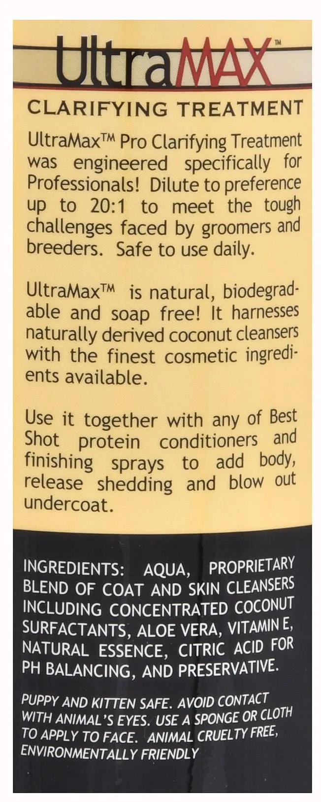 Best Shot UltraMAX Pro Clarifying Shampoo