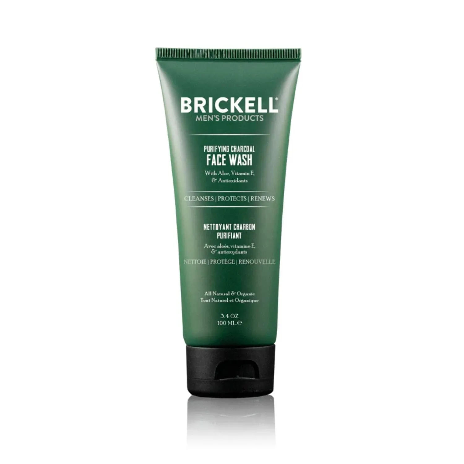 Brickell Purifying Charcoal Face Wash (Options)