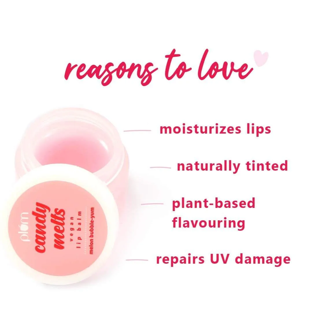 Candy Melts Vegan Lip Balm | Melon Bubble-Yum