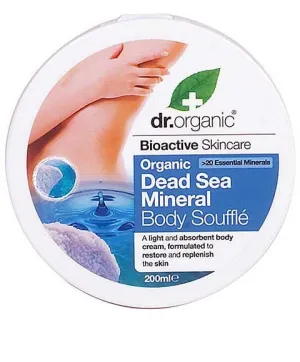 Dr Organic Bioactive Skincare Organic Dead Sea Mineral Body Souffle