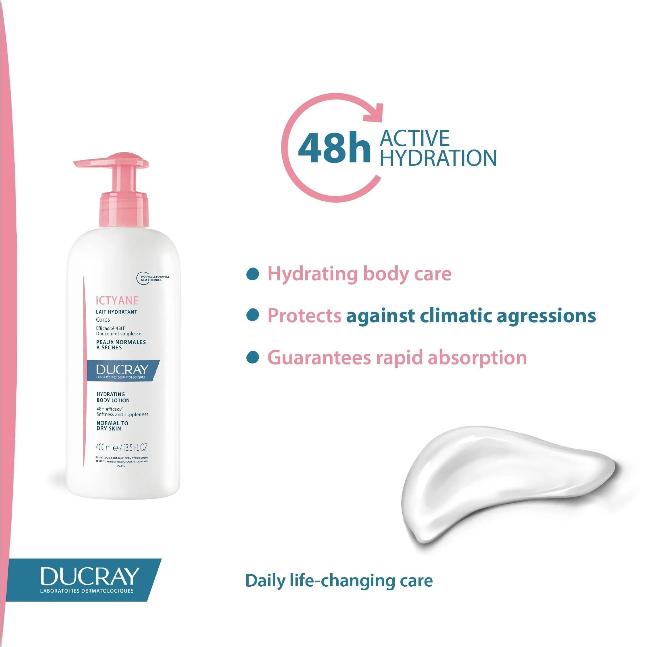 Ducray Ictyane Hydrating Body Lotion