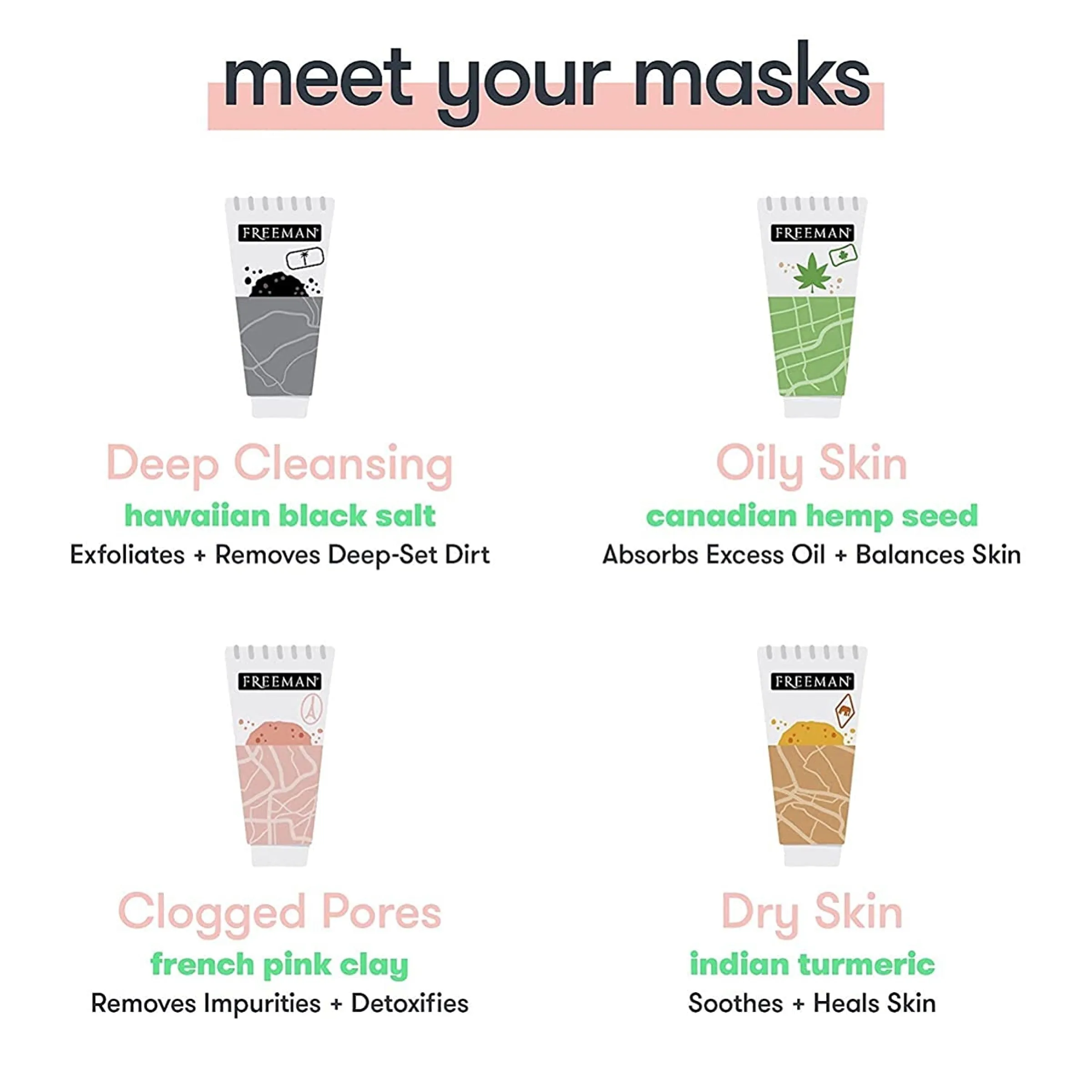 Exotic Blends Facial Mask Variety Bundle