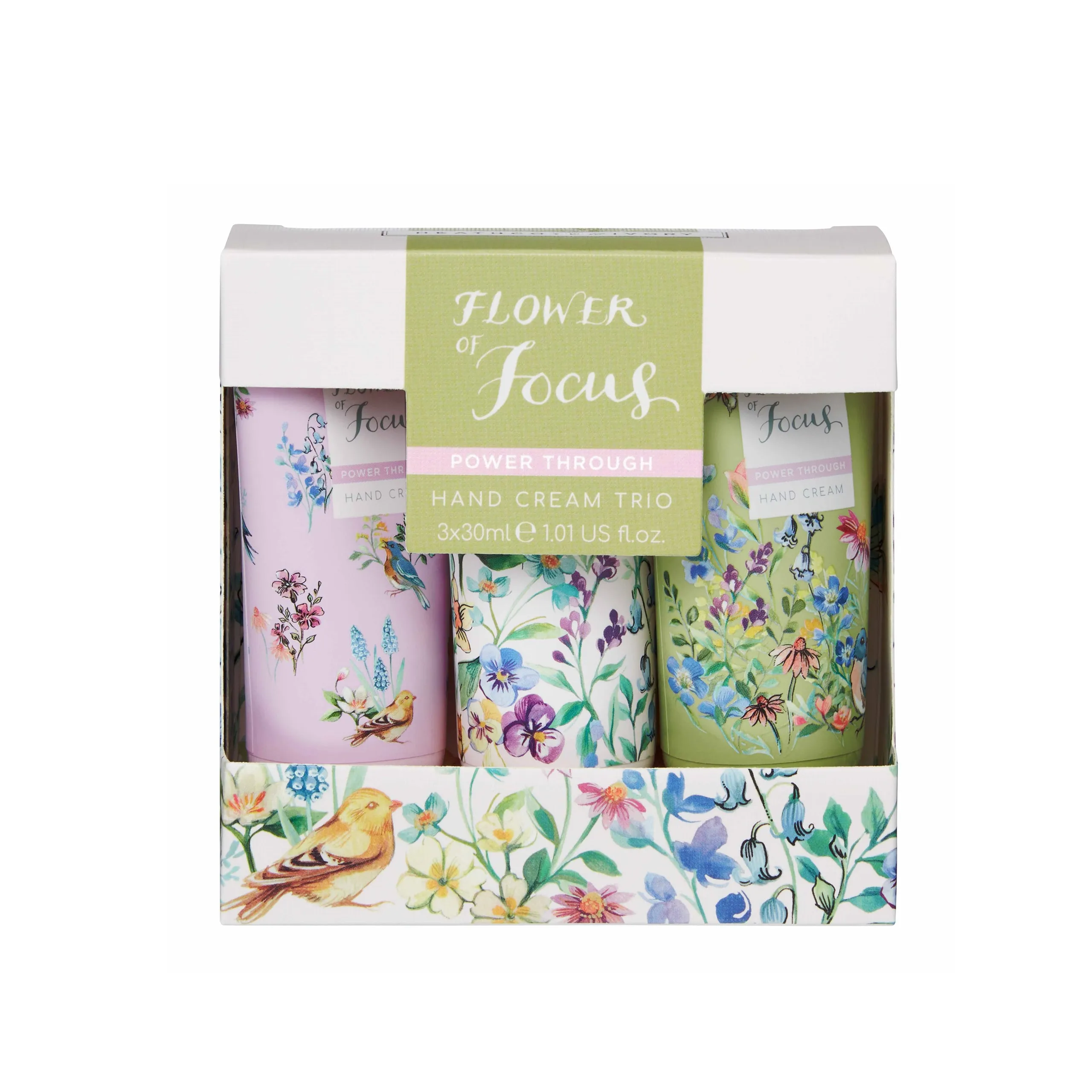 Flower of Focus Power Through Hand Cream Trio