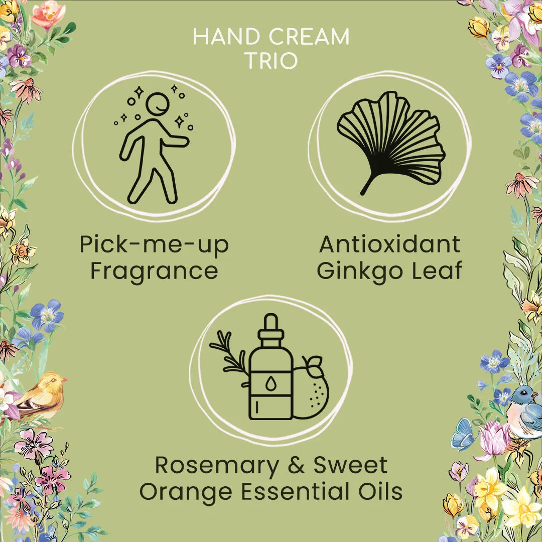 Flower of Focus Power Through Hand Cream Trio