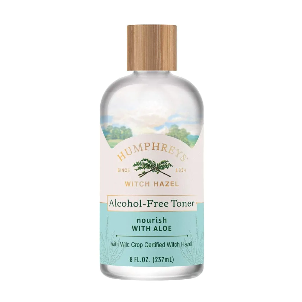 Humphrey's - Nourish Witch Hazel with Aloe Alcohol-Free Toner 8 OZ - (Pack of 1)