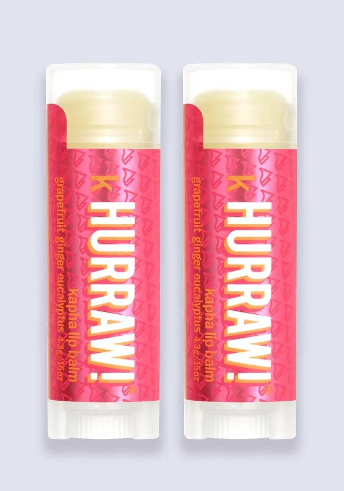 Hurraw Kapha Lip Balm 4.3g (per stick) - 2 Pack