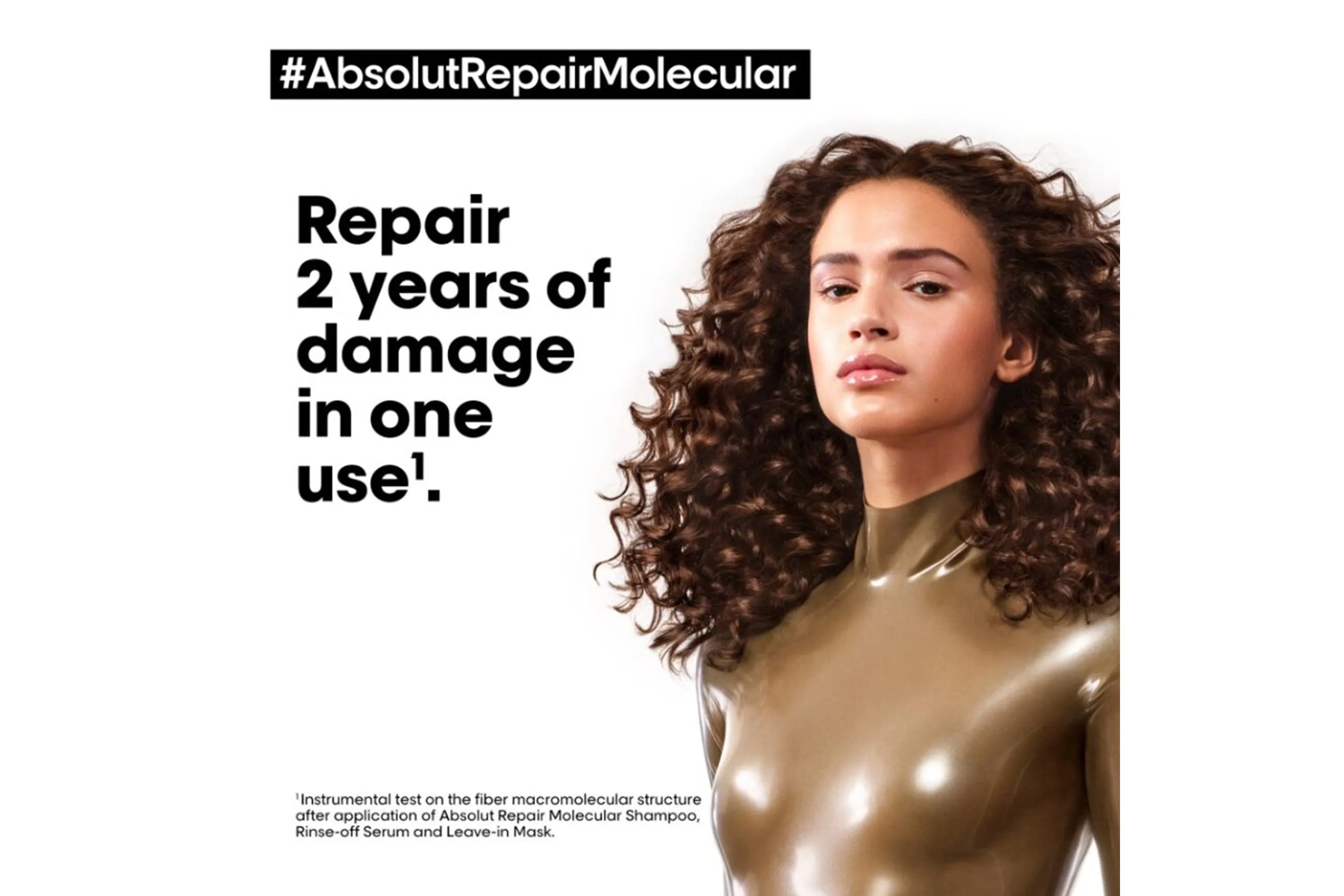 L'Oréal Professionnel Serie Expert Absolut Repair Molecular Shampoo,Mask & Leave-In Mask Trio