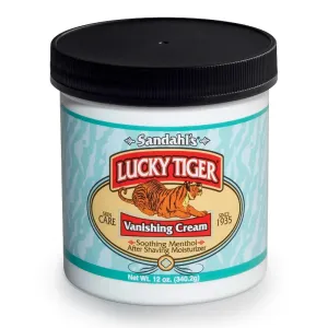 Lucky Tiger - Menthol Mint Vanishing Cream - 12oz