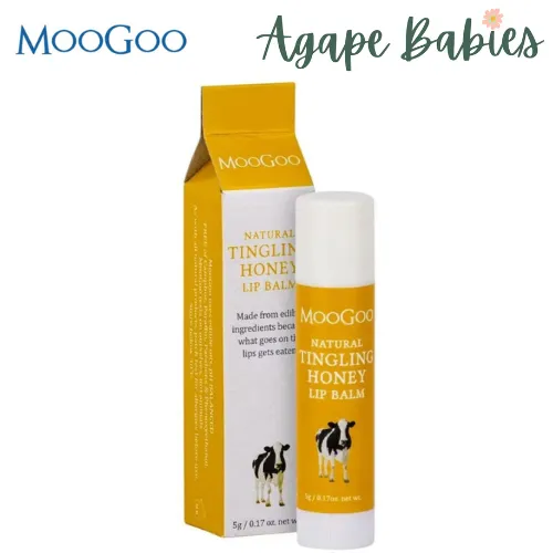 MooGoo Skincare Edible Lip Balm - Tingling Honey Lips Exp: 06/26