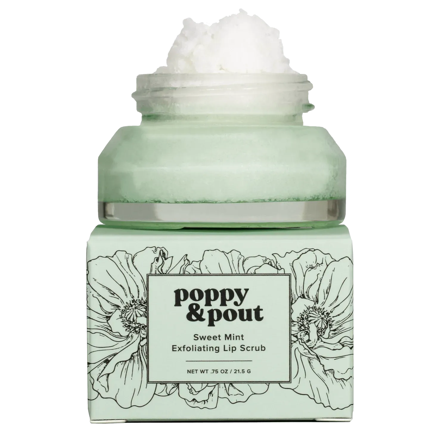 Poppy & Pout Lip Scrub - Sweet Mint