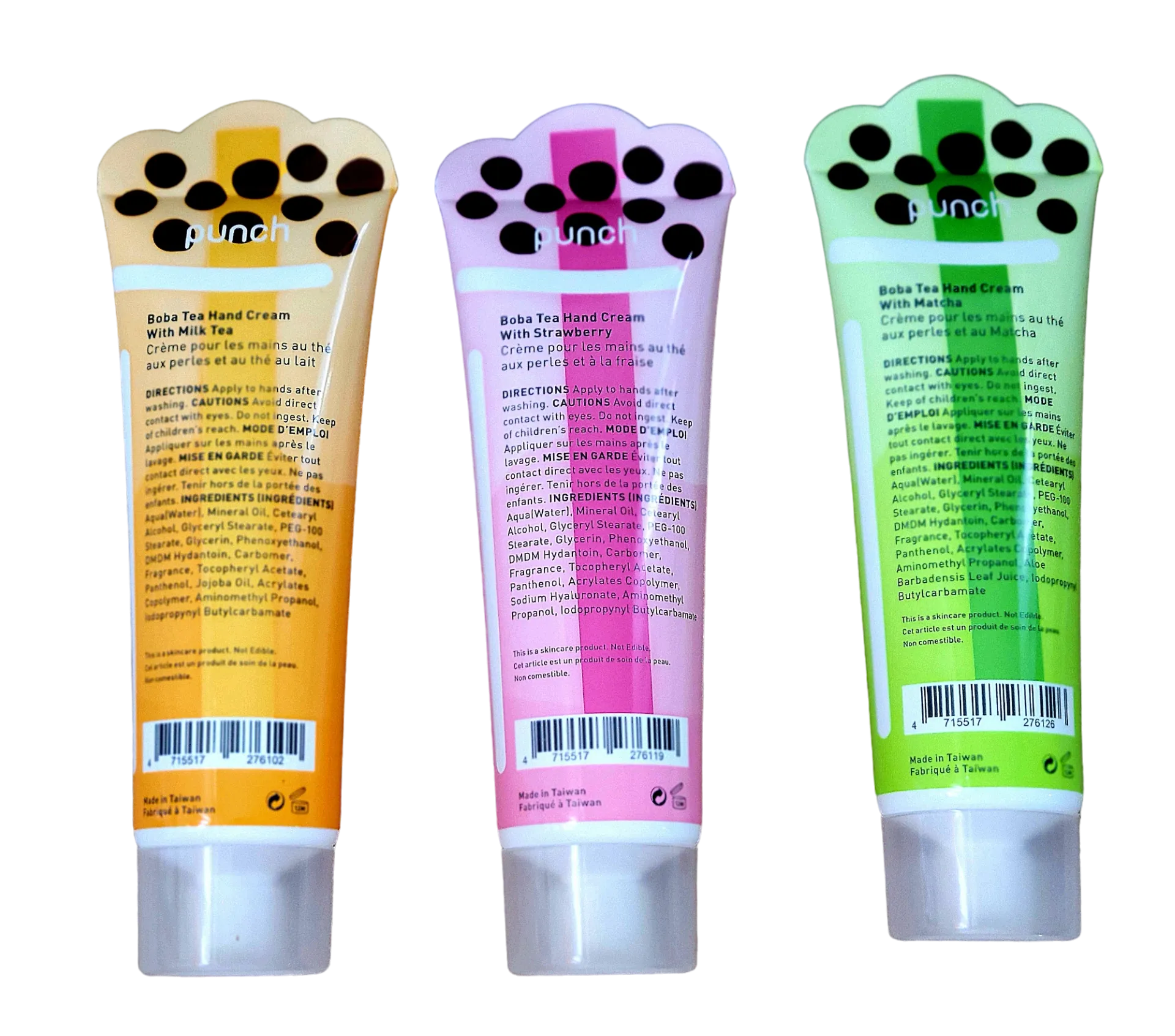 Punch Boba Tea Hand Cream Set