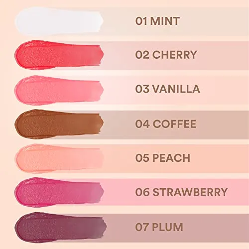 SUGAR POP Nourishing Lip Balm 06 Strawberry - 4.5 gms – Tinted Lip Moisturizer for Dry and Chapped Lips, Enriched with Castor Oil, Intense Hydration and UV protection